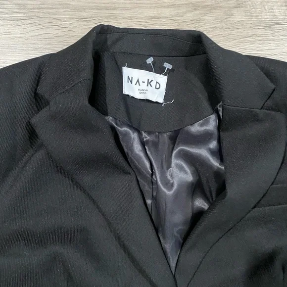 Na-kd Boyfriend Oversized Black Women's Blazer - Picture 4 of 7